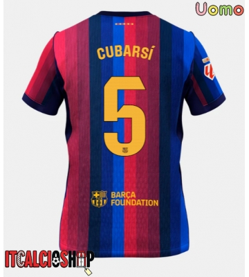 Barcelona Pau Cubarsi #5 Prima Maglia 2026-27 Manica Corta